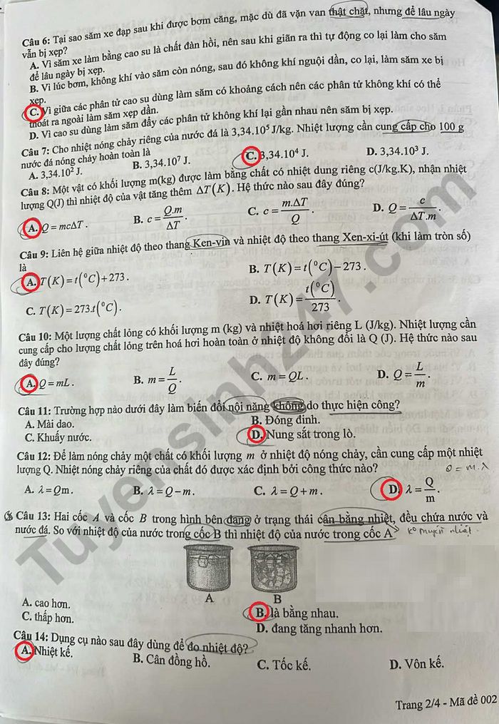 De thi giua ki 1 mon Ly lop 12 THPT so 2 Phan Boi Chau 2025