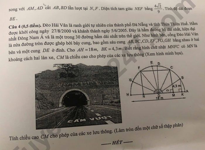 De thi giua ki 1 Toan lop 11 THPT Lien Ha 2025