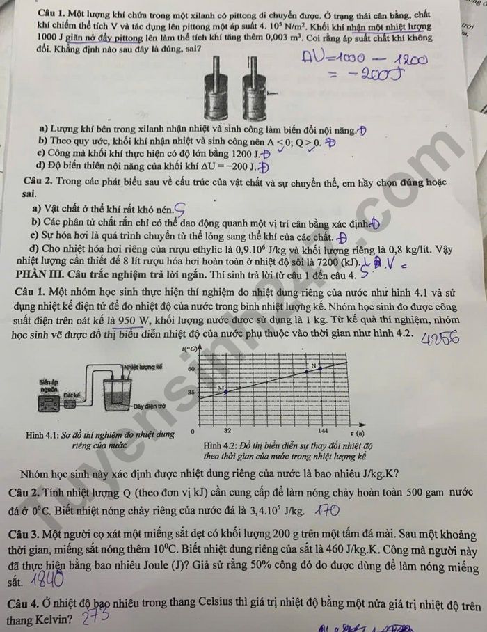 De thi giua HK1 lop 12 mon Ly nam 2025 - THPT Long Thanh