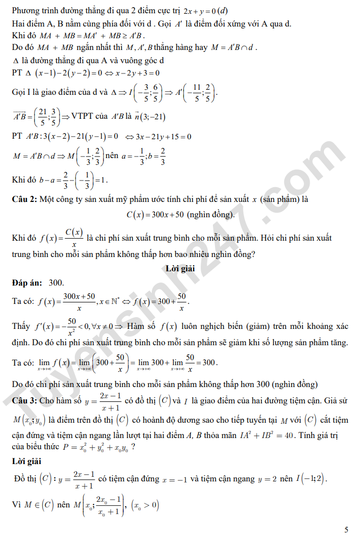De thi thu tot nghiep THPT 2026 mon Toan 2026 - THPT Dao Duy Tu