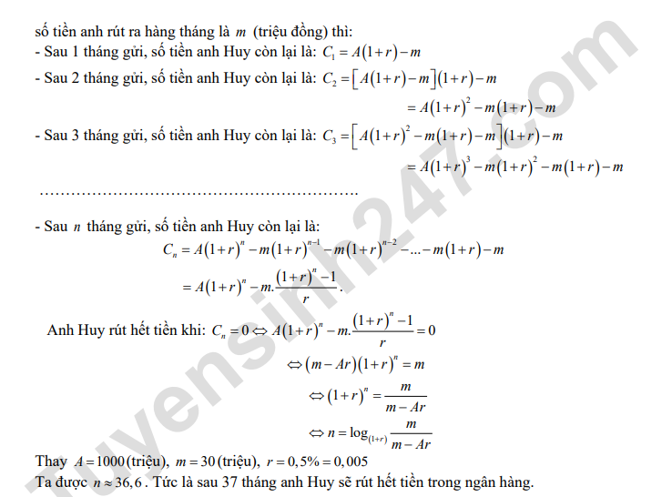 De thi thu tot nghiep THPT 2026 mon Toan 2026 - THPT Dao Duy Tu