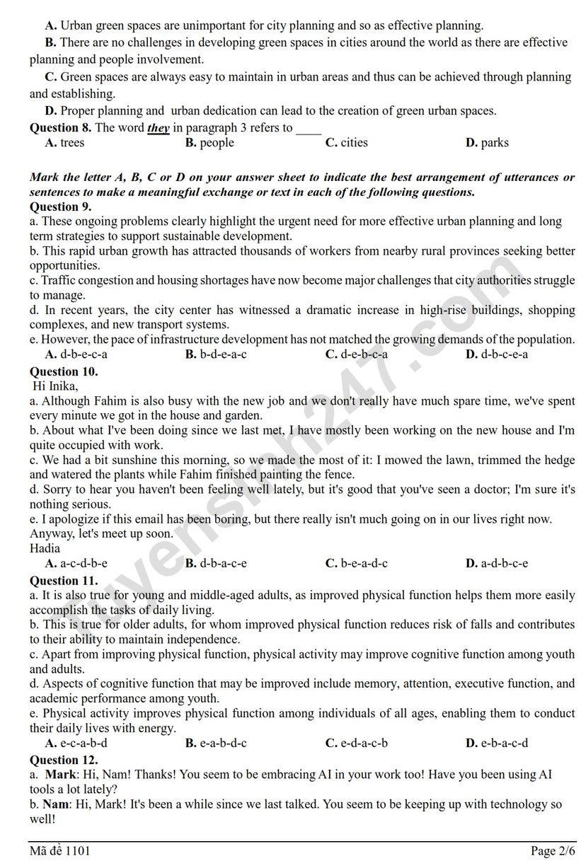 De thi thu tot nghiep THPT 2026 mon Anh - Cum truong Bac Ninh