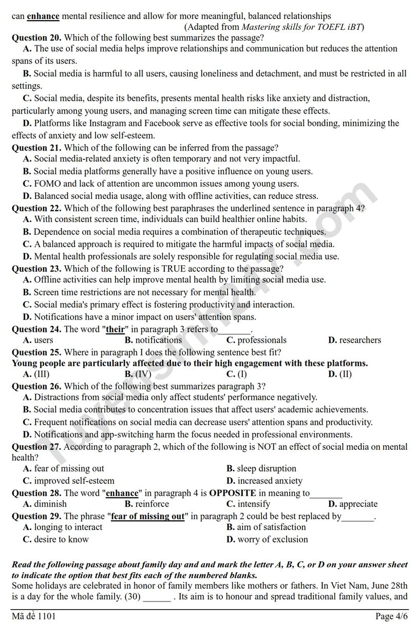 De thi thu tot nghiep THPT 2026 mon Anh - Cum truong Bac Ninh