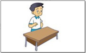A cartoon of a child standing behind a table

AI-generated content may be incorrect.