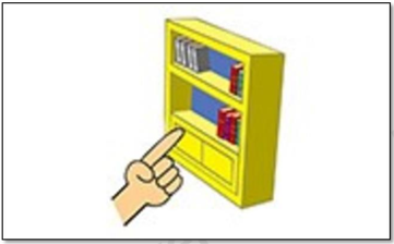 A cartoon of a hand pointing at a bookcase

AI-generated content may be incorrect.