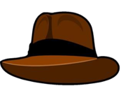 A brown hat with a black band

AI-generated content may be incorrect.