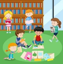A group of kids reading books in a library

AI-generated content may be incorrect.
