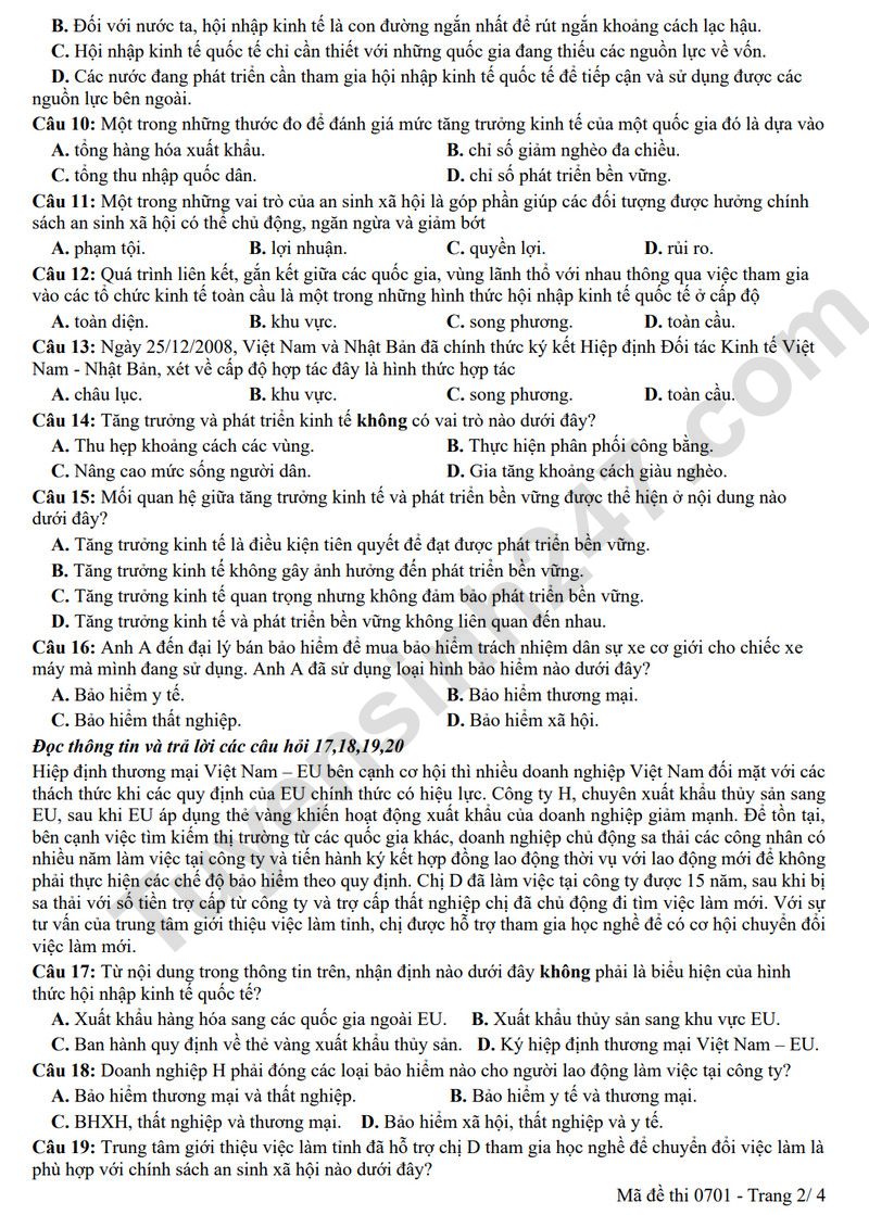 De thi thu tot nghiep THPT 2026 mon GDKT&PL - Cum truong Bac Ninh (Co dap an)