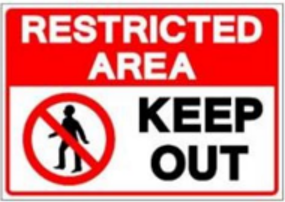 A red and white sign with a red circle with a black text

AI-generated content may be incorrect.