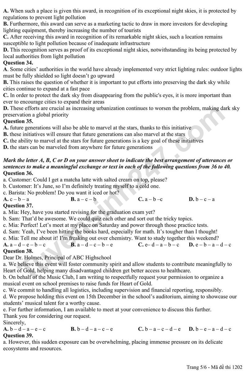 De thi thu mon Anh tot nghiep THPT 2026 - THPT Chuyen Bac Giang