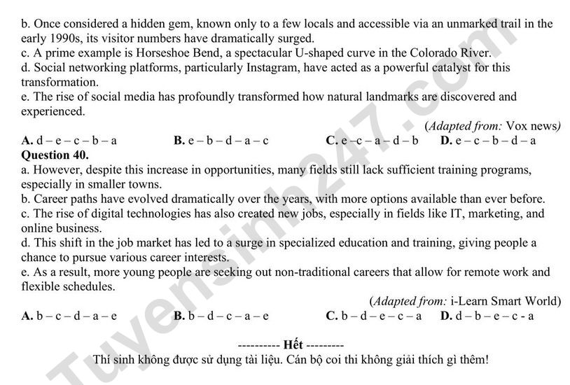 De thi thu mon Anh tot nghiep THPT 2026 - THPT Chuyen Bac Giang