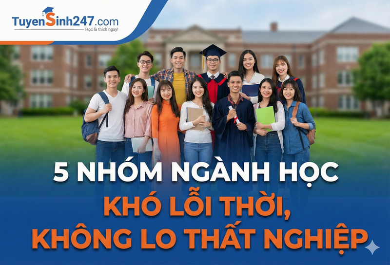 5 nhom nganh hoc kho loi thoi, khong lo that nghiep