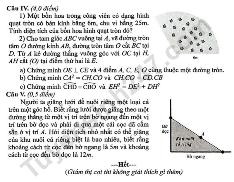 De thi thu vao lop 10 mon Toan 2026 - THCS Le Loi lan 2