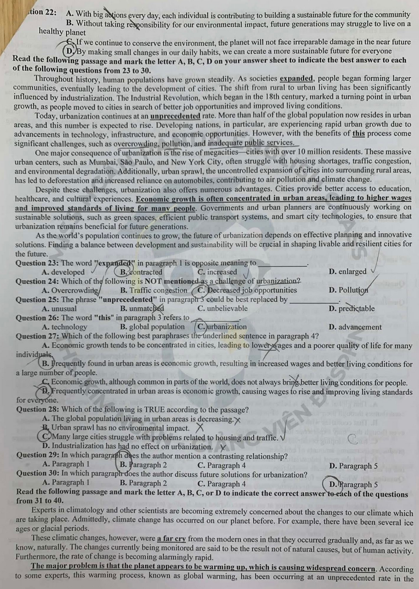 De thi hoc ki 1 lop 12 mon Anh 2025 - THPT Dong Da (Minh hoa)