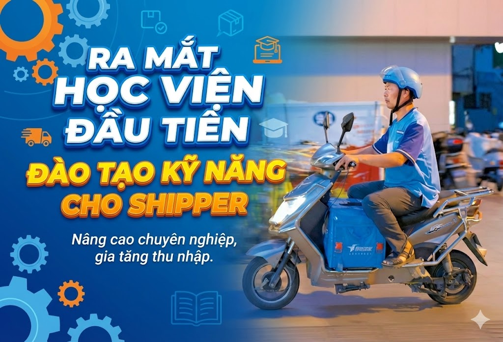 Ra mat hoc vien dau tien dao tao ky nang cho shipper