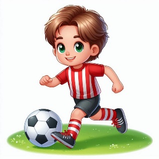 Cartoon Art Of A Boy Playing Soccer Or Football PNG Images | PNG Free Download - Pikbest
