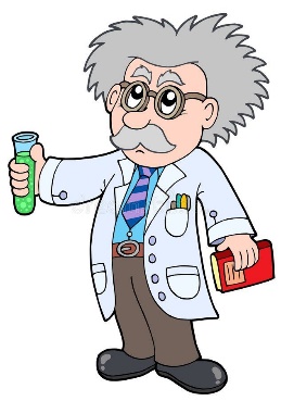 Cartoon scientist - stock vector. Illustration of research - 7846508