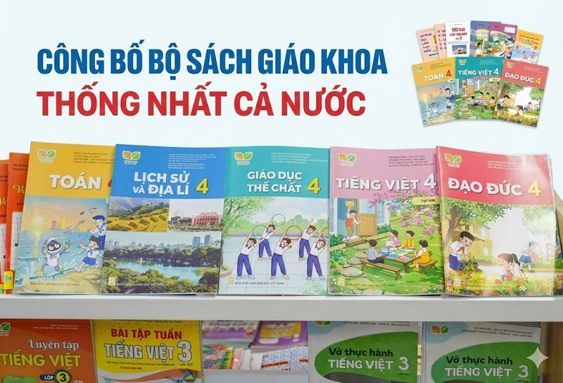 Cong bo bo sach giao khoa thong nhat ca nuoc