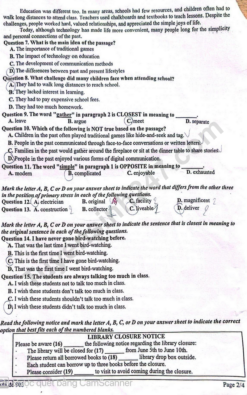 De thi hoc ki 1 lop 9 mon Anh nam 2025 - Phuong Giang Vo