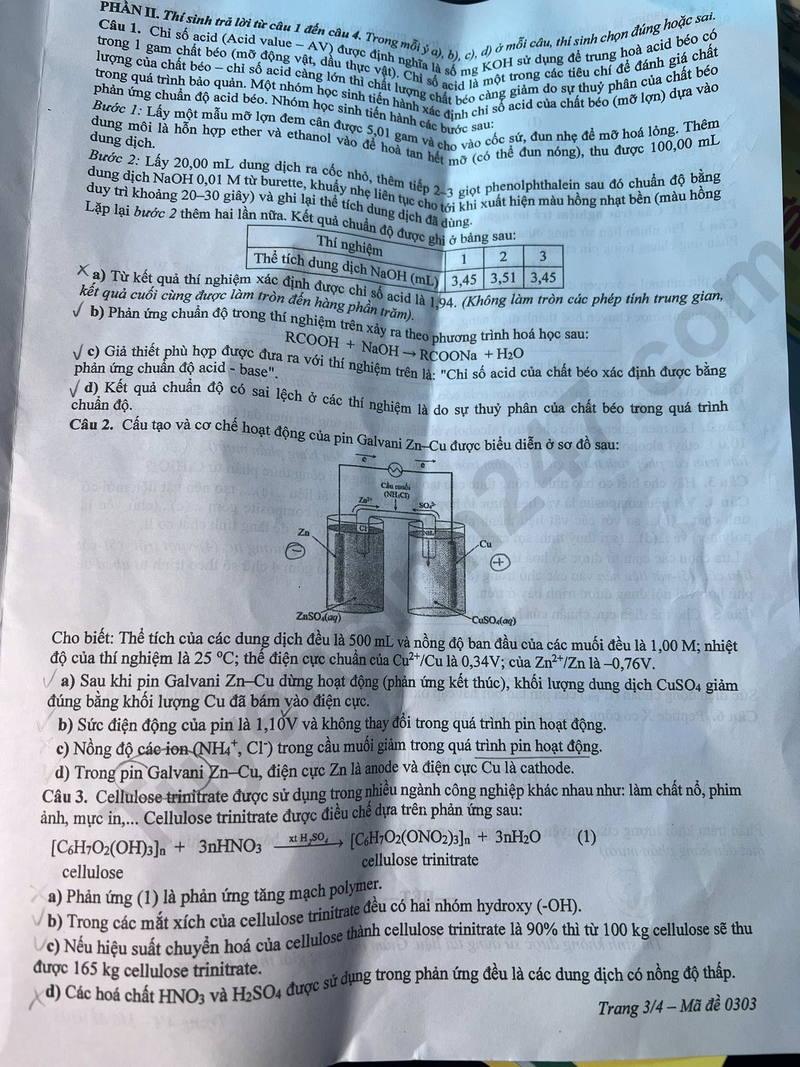 De thi ki 1 mon Hoa lop 12 nam 2025 - So GD Ninh Binh