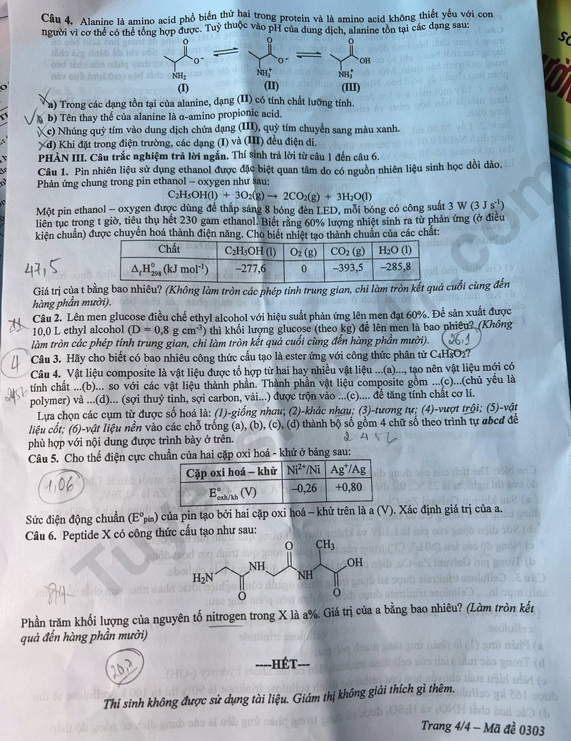 De thi ki 1 mon Hoa lop 12 nam 2025 - So GD Ninh Binh