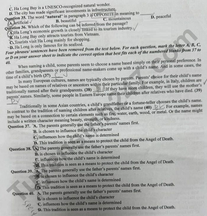 De thi hoc ki 1 lop 9 mon Anh 2025 - THCS va THPT Ta Quang Buu