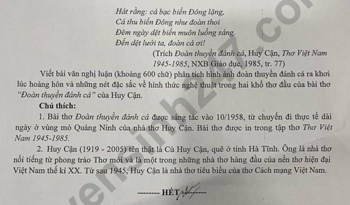 De thi ki 1 nam 2025 mon Van 9 - THCS Phu Lam