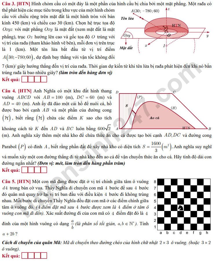 De thi thu tot nghiep THPT 2026 mon Toan - THPT Le Thanh Tong lan 1