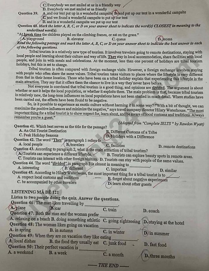 De thi HK1 lop 12 mon Anh 2025 - THPT Mac Dinh Chi