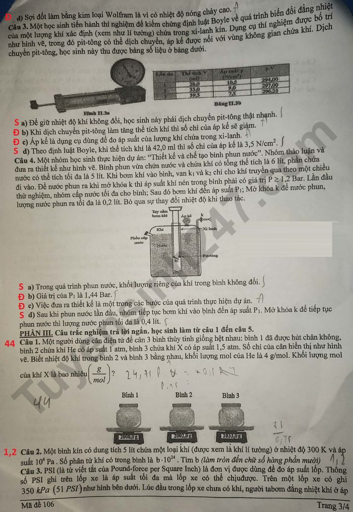 De thi cuoi ki 1 lop 12 mon Ly 2025 - THPT so 2 Phan Boi Chau