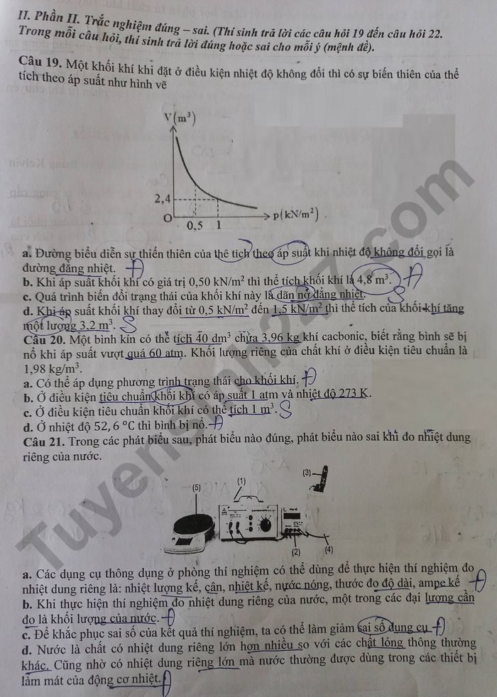 De thi ki 1 nam 2025 THPT Vo Thanh Trinh - lop 12 mon Ly