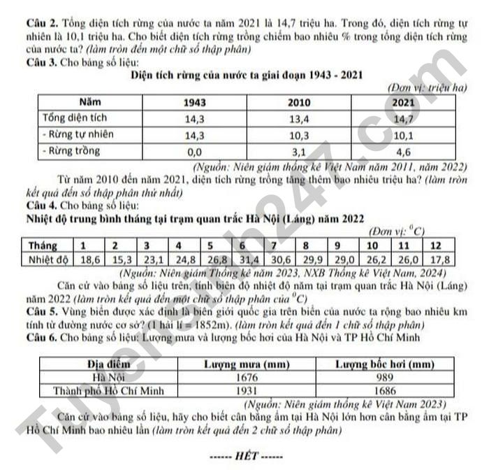 De thi thu mon Dia TN THPT nam 2026 - cum truong Bac Ninh