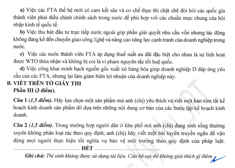 De minh hoa DGNL Dai hoc Su pham Ha Noi 2026 (Co dap an)