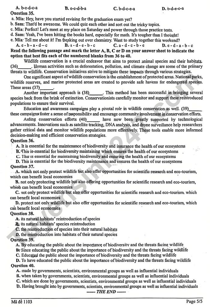 De thi thu tot nghiep THPT 2026 mon Anh - Cum truong THPT Nghe An