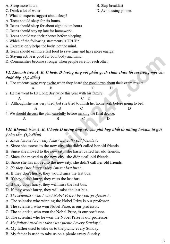 De tham khao thi vao lop 10 mon Anh 2026 - So GDDT Lang Son (co dap an)