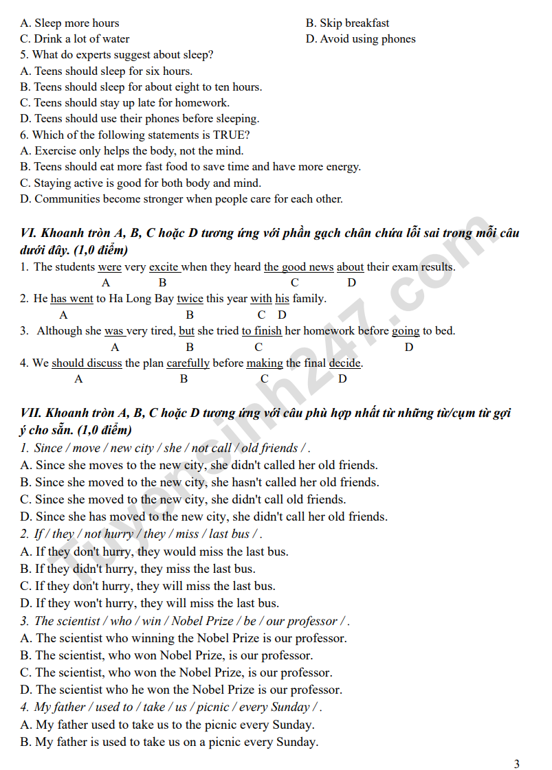 De thi minh hoa vao lop 10 mon Anh 2026 - So GD Lang Son (Co dap an)