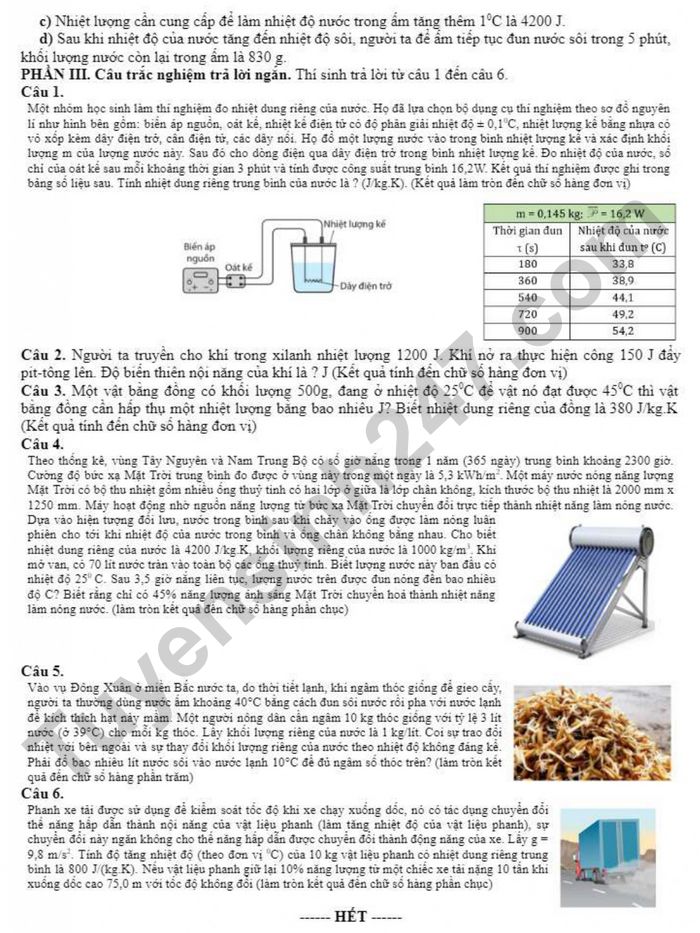 De thi thu tot nghiep mon Ly 2026 lan 2 - Lien truong THPT Bac Ninh