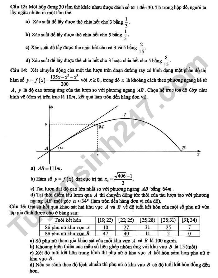 De thi thu tot nghiep THPT 2026 mon Toan - THPT Chuyen Le Thanh Tong (lan 1)