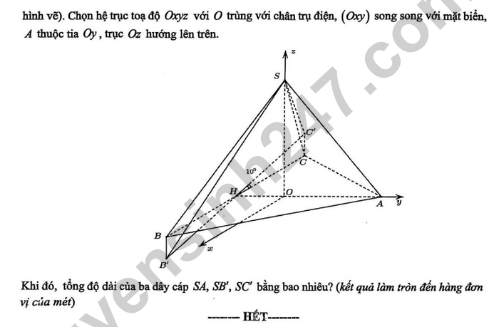 De thi thu tot nghiep THPT 2026 mon Toan - THPT Chuyen Le Thanh Tong (lan 1)