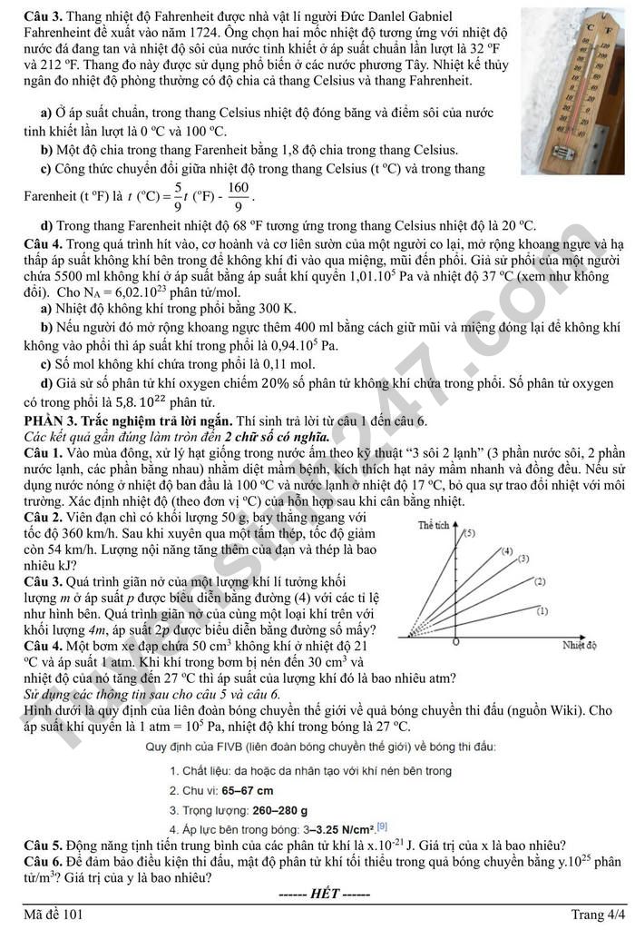 De thi thu tot nghiep THPT 2026 lan 1 mon Ly - Ha Tinh