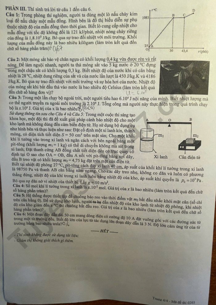 De thi thu tot nghiep THPT mon Ly 2026 - So GDDT Bac Ninh