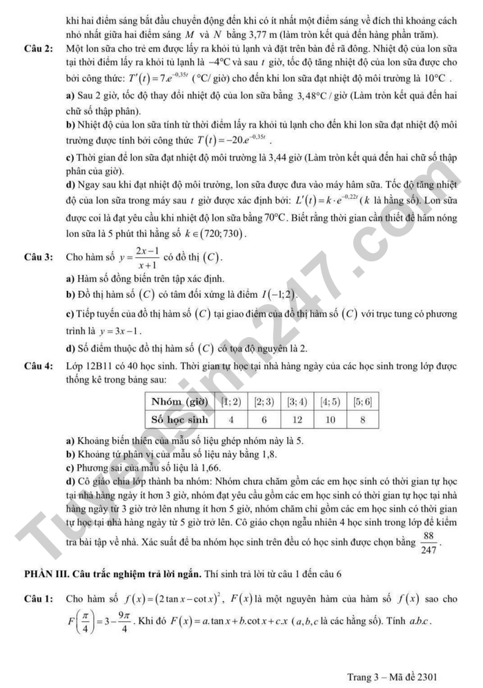 De thi thu tot nghiep THPT mon Toan 2026 lan 1 - THPT Nguyen Thi Minh Khai