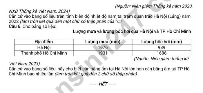 De thi thu tot nghiep THPT mon Dia 2026 - THPT Nguyen Trai lan 1