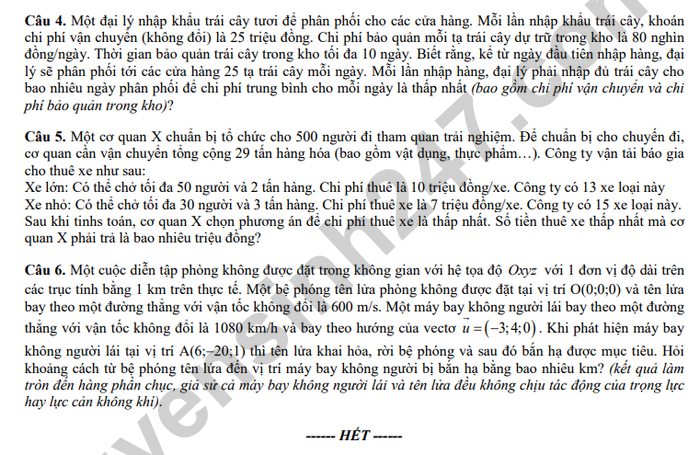 De thi thu tot nghiep THPT mon Toan 2026 - THPT Nguyen Trung Thien