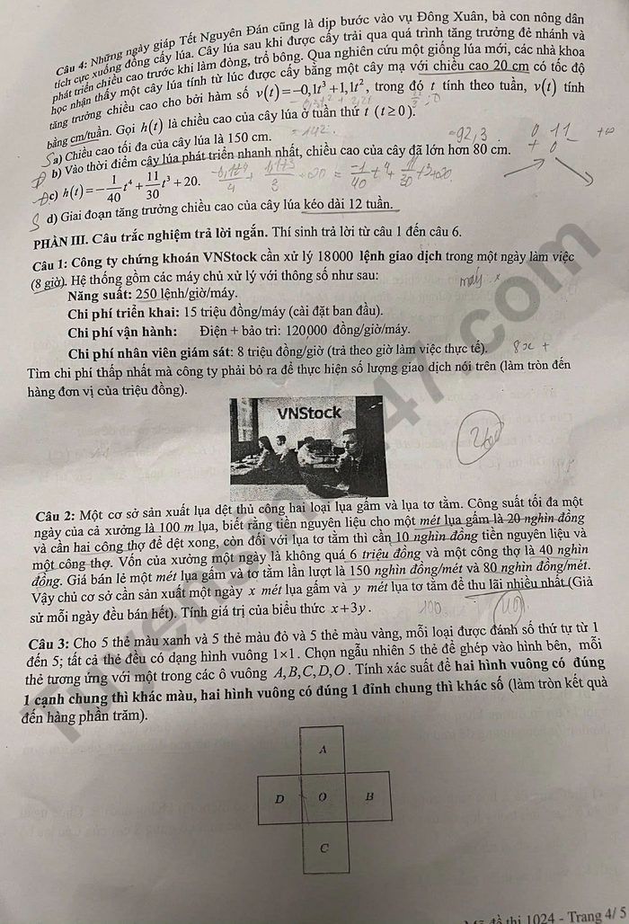 De thi thu tot nghiep THPT 2026 mon Toan - Cum 13 truong THPT Hai Phong (lan 2)