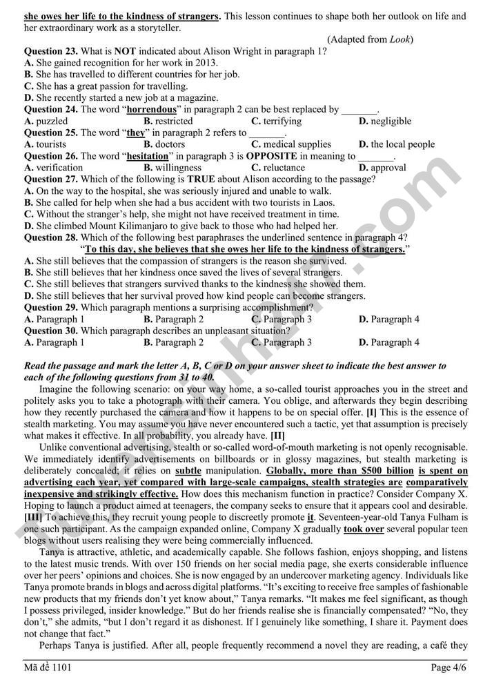 De thi thu mon Anh tot nghiep THPT 2026 lan 2 - Cum truong THPT Hai Phong