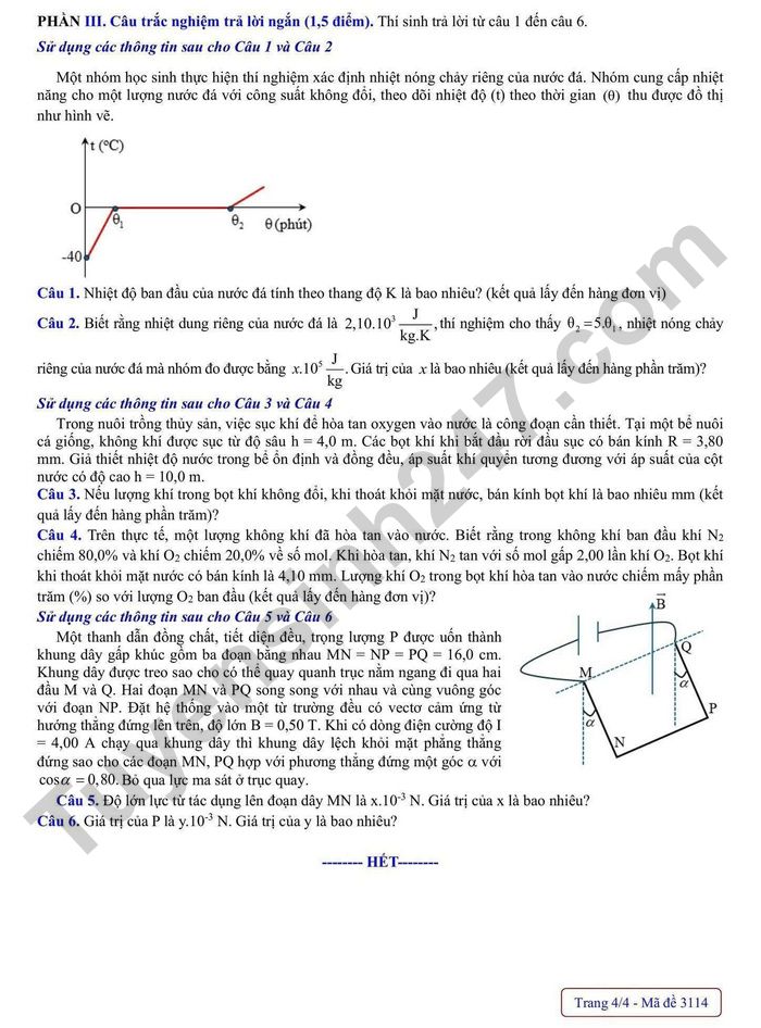 De thi thu tot nghiep THPT 2026 mon Ly - Lien truong THPT Nghe An