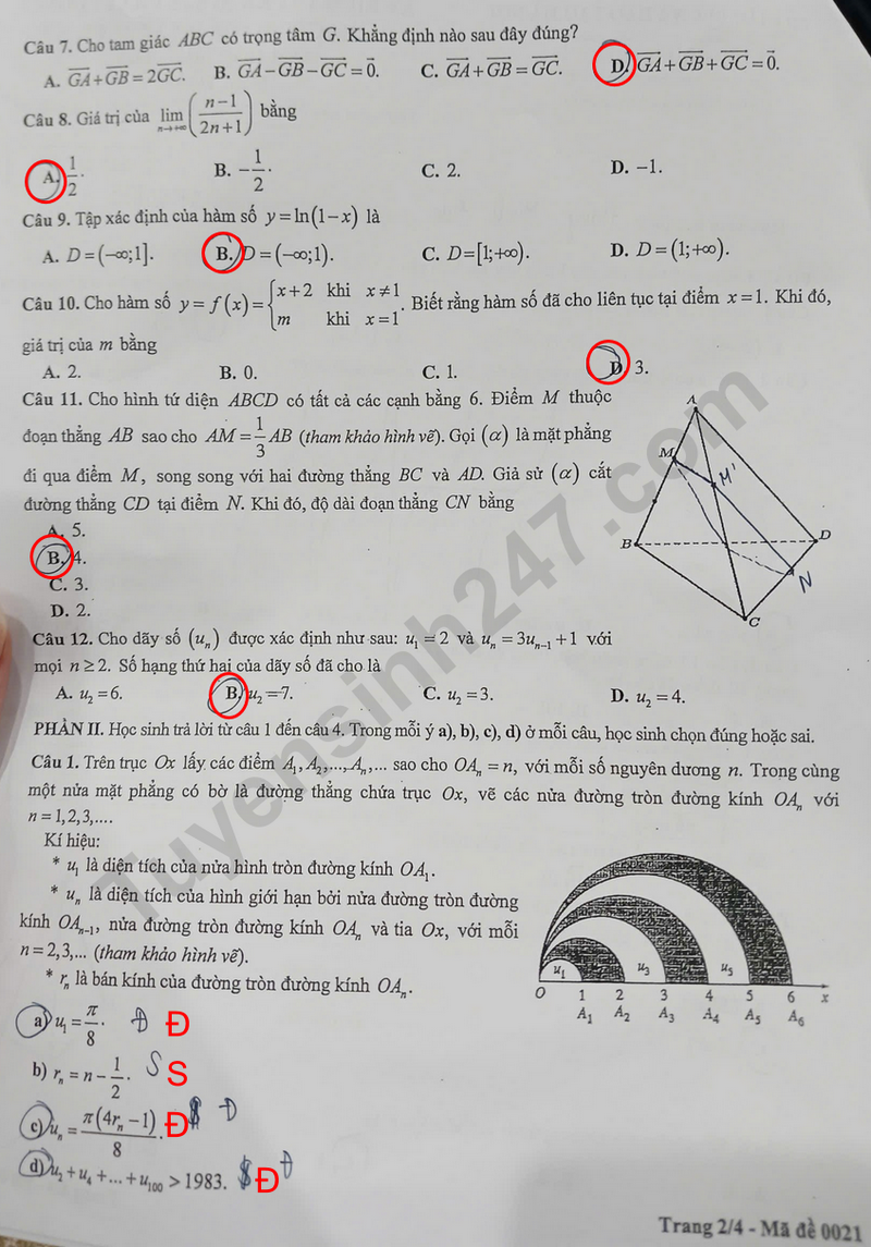 Huong dan giai De thi khao sat lop 11 mon Toan 2026 - So GD Ha Noi
