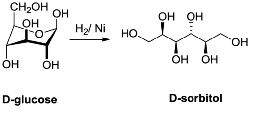 Scheme 1.6: Reduction of D-glucose to D-sorbitol in the Reichstein... |  Download Scientific Diagram