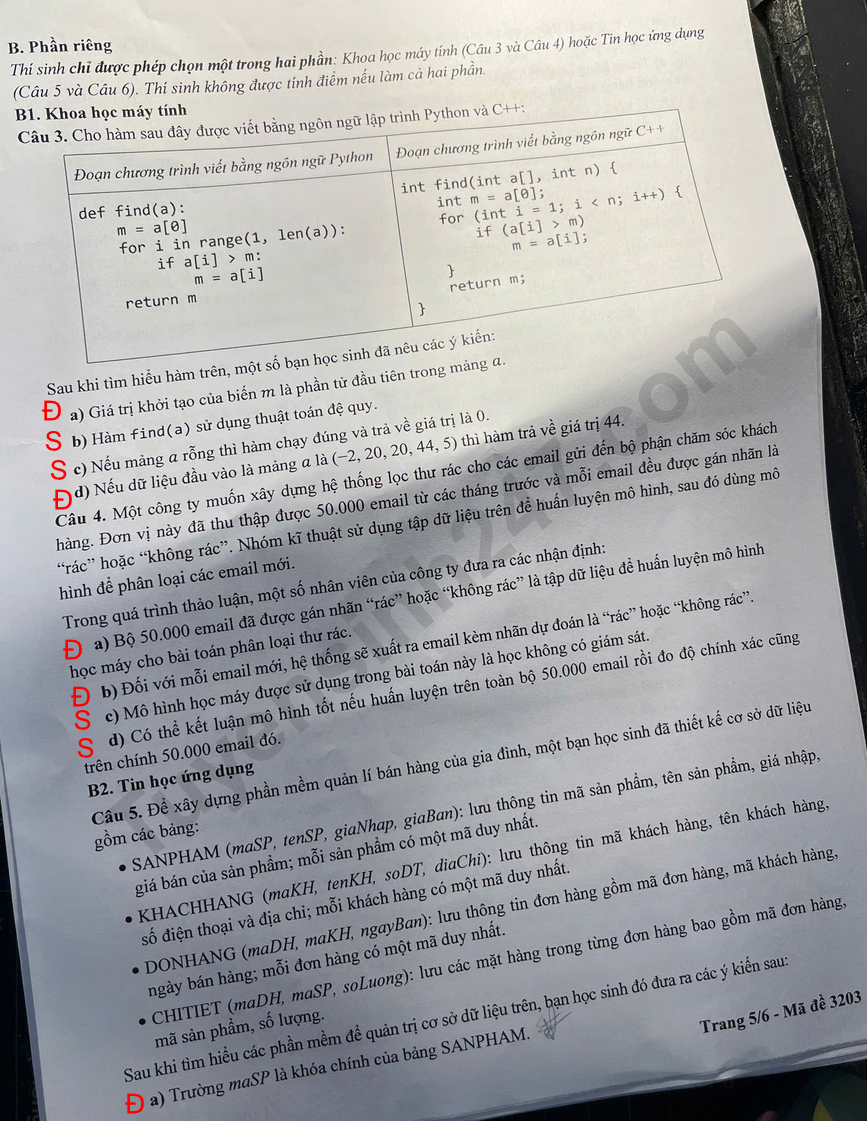 Huong dan giai mon Tin de thi khao sat lop 12 - Ha Noi 2026